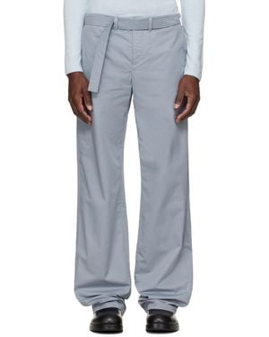 Rier Belt Loop Casual Trousers - Black