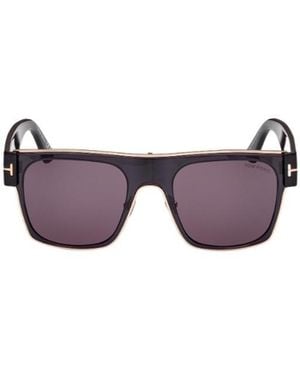 Tom Ford Logo Sunglasses - Purple