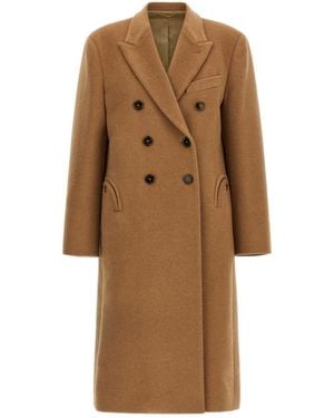 Blazé Milano Blazé Milano Mylius Oversized Double-Breasted Coat - Brown