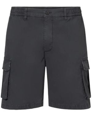 Ecoalf Logo-Patch Cargo Shorts - Grey