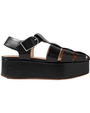 Gabriela Hearst Platform Sandals - Black