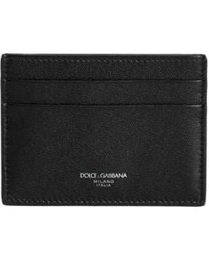 Dolce & Gabbana Logo Printed Cardholder - Black