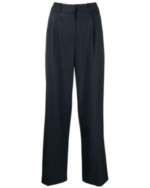 Low Classic Straight-Leg Pants - Blue