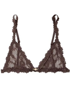 Skims Lace Lingerie - Brown