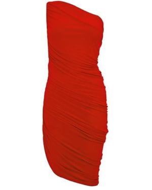 Norma Kamali Sleeveless Dress - Red