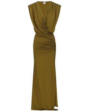 Amazuìn Meghan Draped Maxi Dress - Green