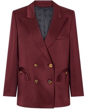 Blazé Milano Everynight Double-Breasted Blazer - Red
