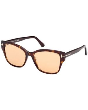 Tom Ford Eyewear Elsa Cat-Eye Frame Sunglasses - Metallic