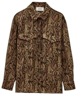 Ba&sh Printed Shirt - Brown