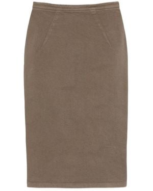 N°21 Midi Pencil Skirt - Brown