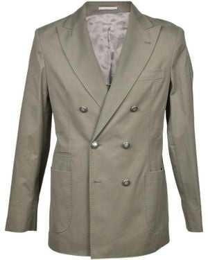 Brunello Cucinelli Long-Sleeved Suit - Grey