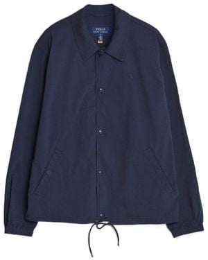 Polo Ralph Lauren Long-Sleeved Shirt Jacket - Blue