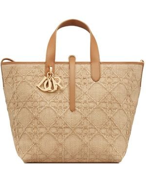 Dior Medium Toujours Vertical Tote Bag - Metallic