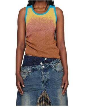 ANDERSSON BELL Airbrush Asym Vest - Blue