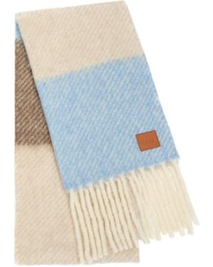 Loewe Wool Scarf - Blue