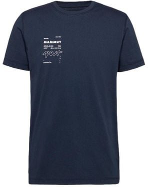 Mammut Core T-Shirt Vert - Blue