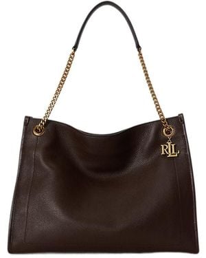 Ralph Lauren Lauren Large Bradley Tote Bag - Brown