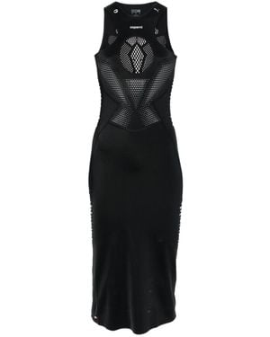Coperni X Puma Cut-Out Detail Midi Dress - Black