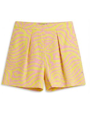 Sportmax Logo Shorts - Metallic