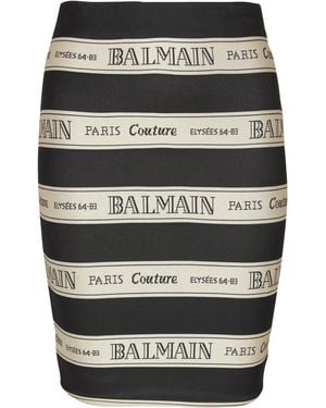Balmain Short Skirts - Black