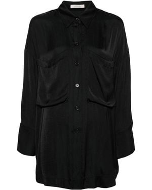 Dorothee Schumacher Fantasy Satin Shirt - Black