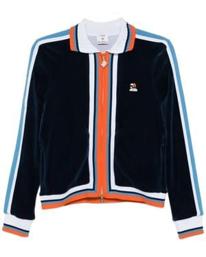 CASABLANCA Montagne Striped Jacket - Blue