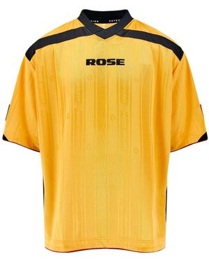 Martine Rose V-Neck T-Shirt - Yellow