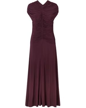 TOVE Pleated Dress - Purple