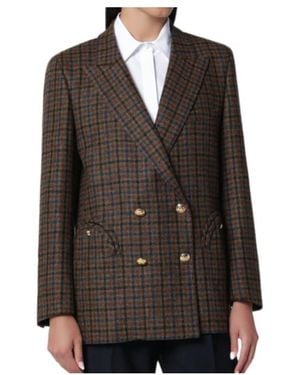 Blazé Milano Double-Breasted Blazer - Black