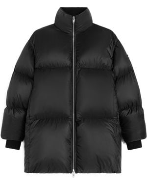 Celine Long Puffer Jacket - Black