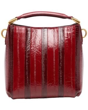 Dries Van Noten Top Handle Handbag - Red
