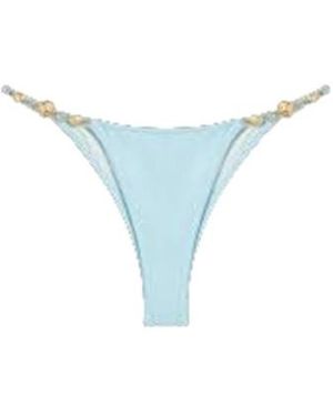 Reina Olga Triangular Beach Shorts - Blue