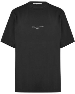 Stella McCartney Logo Short-Sleeved T-Shirt - Black