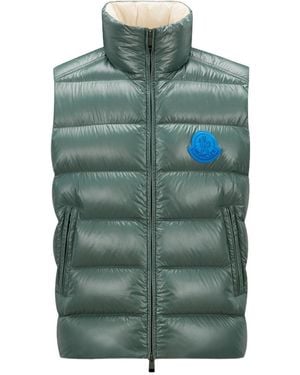 Moncler Parke Down Gilet - Green