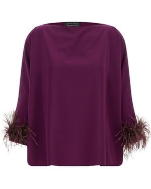 Gianluca Capannolo Boat Collar Top - Purple