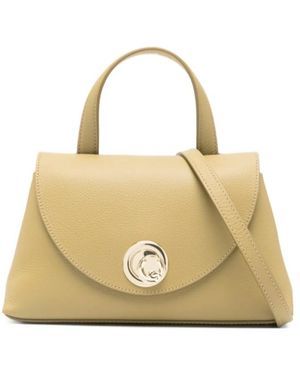 Coccinelle Small Nika Leather Tote Bag - Metallic