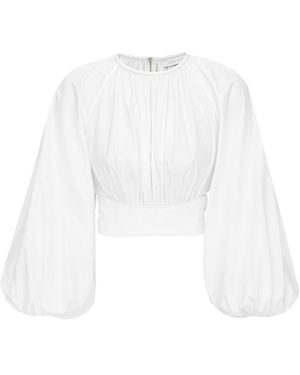 Zimmermann Long-Sleeve Blouse - White