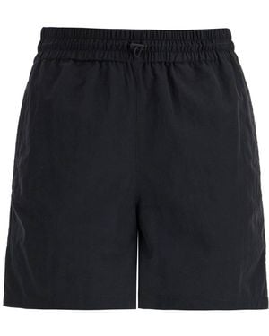 Burberry Logo-Appliqué Shorts - Black