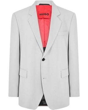 BOSS A Sharp-Cut Suit - White