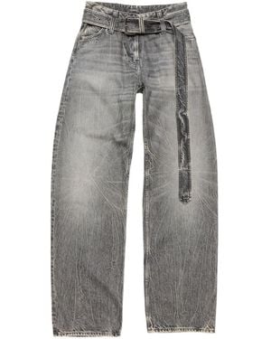Acne Studios Belted Jeans - Grey