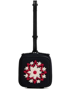 Moncler Embroidered Mini Pouch - White
