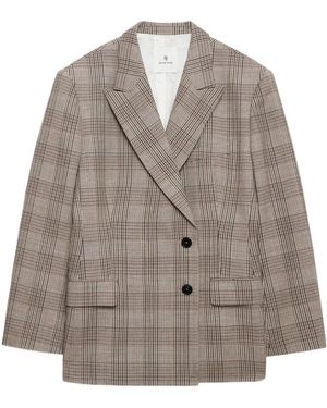 Anine Bing Aretha Blazer - Brown