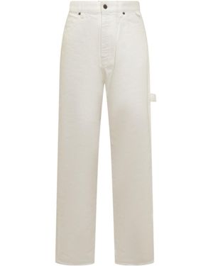 DARKPARK High-Waisted Straight-Leg Jeans - White