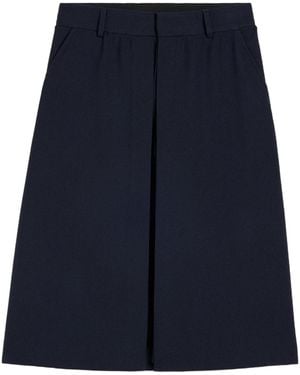 Ami Paris Panelled Knee-Length Shorts - Blue