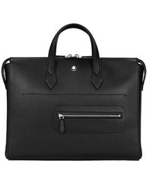 Montblanc Logo Briefcase - Black