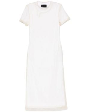 Simone Rocha Layered Embellished Dress - White