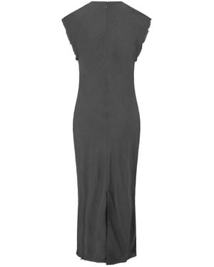 Ami Paris Simple Long Dress - Gray