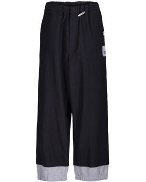 Maison Mihara Yasuhiro Elastic Waist Casual Trousers - Black