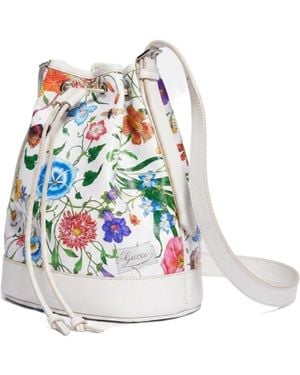 Gucci Venice Small Bucket Bag - White