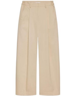 Helmut Lang Pleated Casual Trousers - Natural